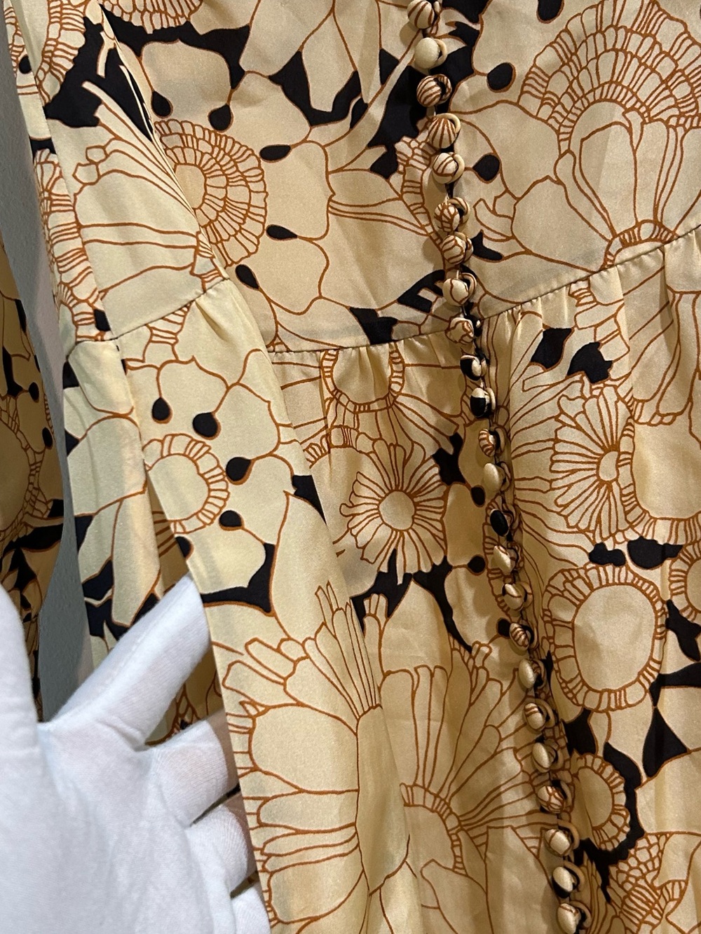 Rebecca Taylor FW21 Pop Art Fleur Maxi Dress Size 2 SMS Showroom Sample - Picture 6 of 16
